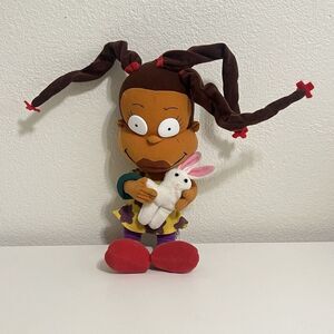 Vintage Rugrats Susie Carmichael Plush Doll 2002 Nickelodeon Viacom Nanco 15"
